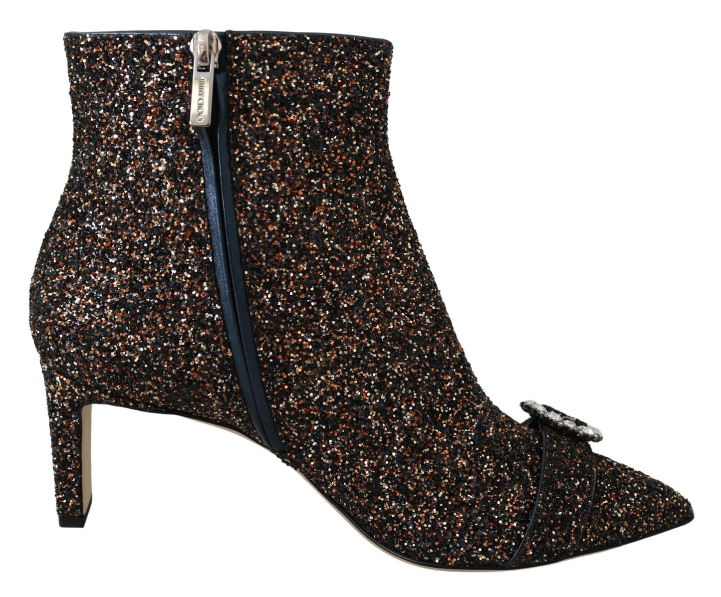 Jimmy Choo Hanover Heeled Glitter Boots