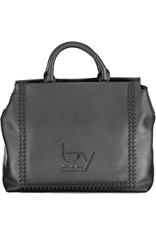 "Black Polyethylene Women Handbag"