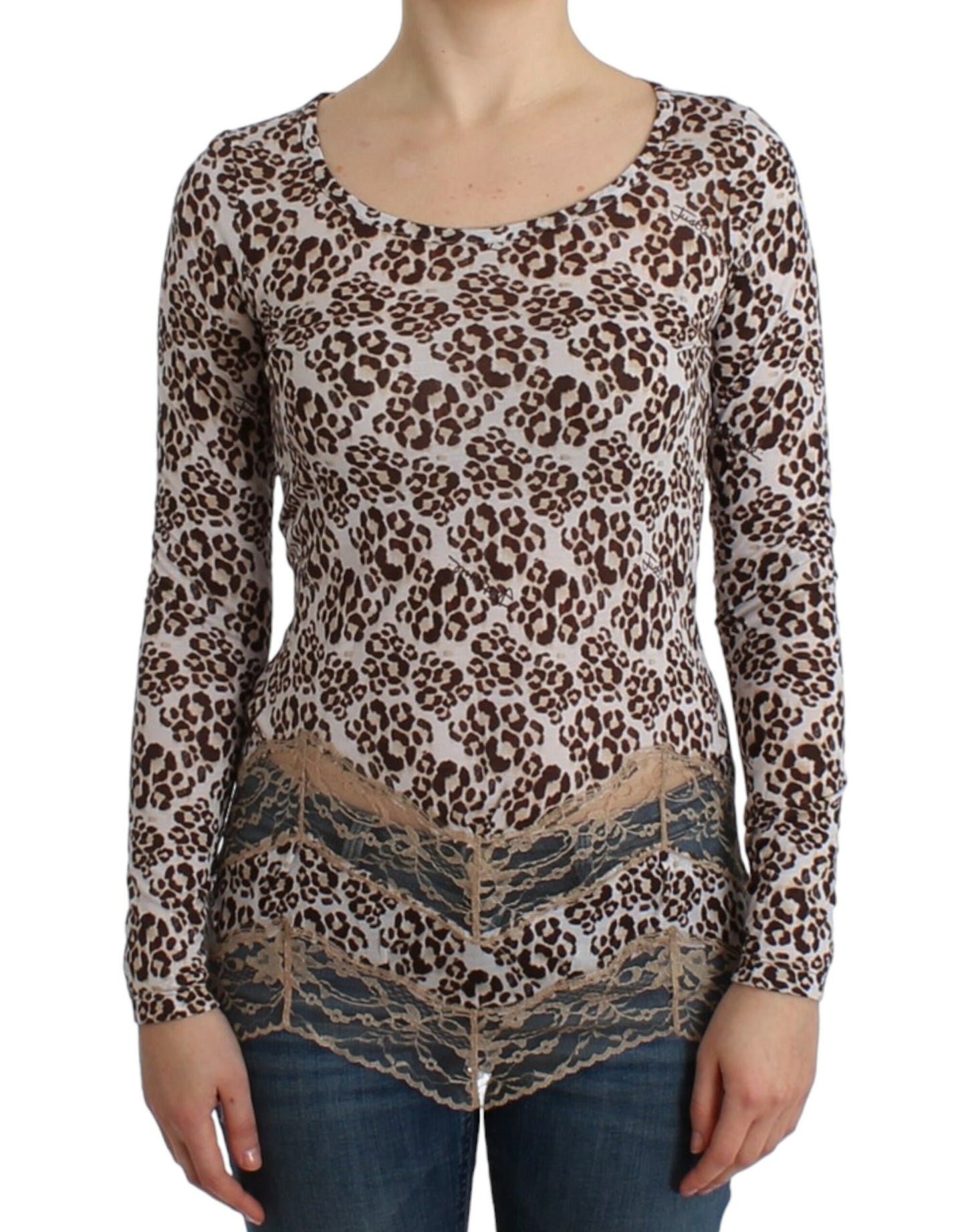 Elegant Floral Lace Longsleeve Top