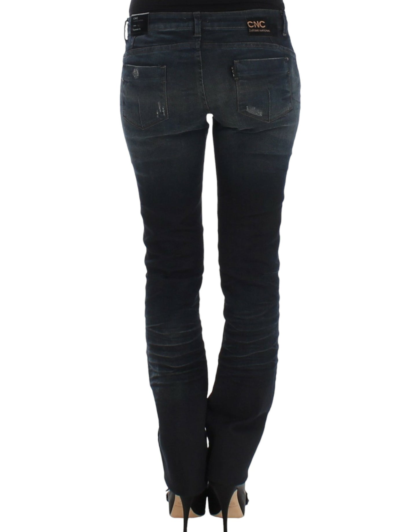 Chic Superskinny Blue Denim Jeans