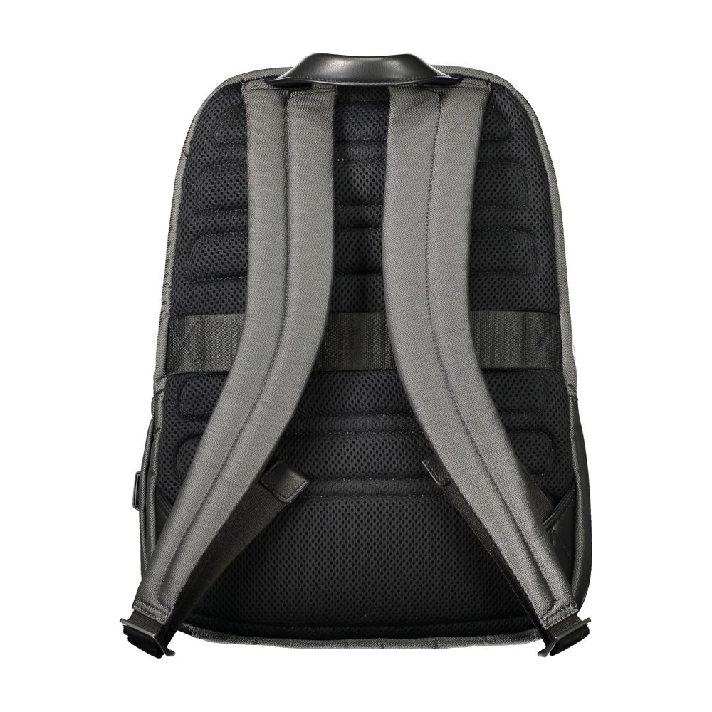 Gray Polyester Backpack