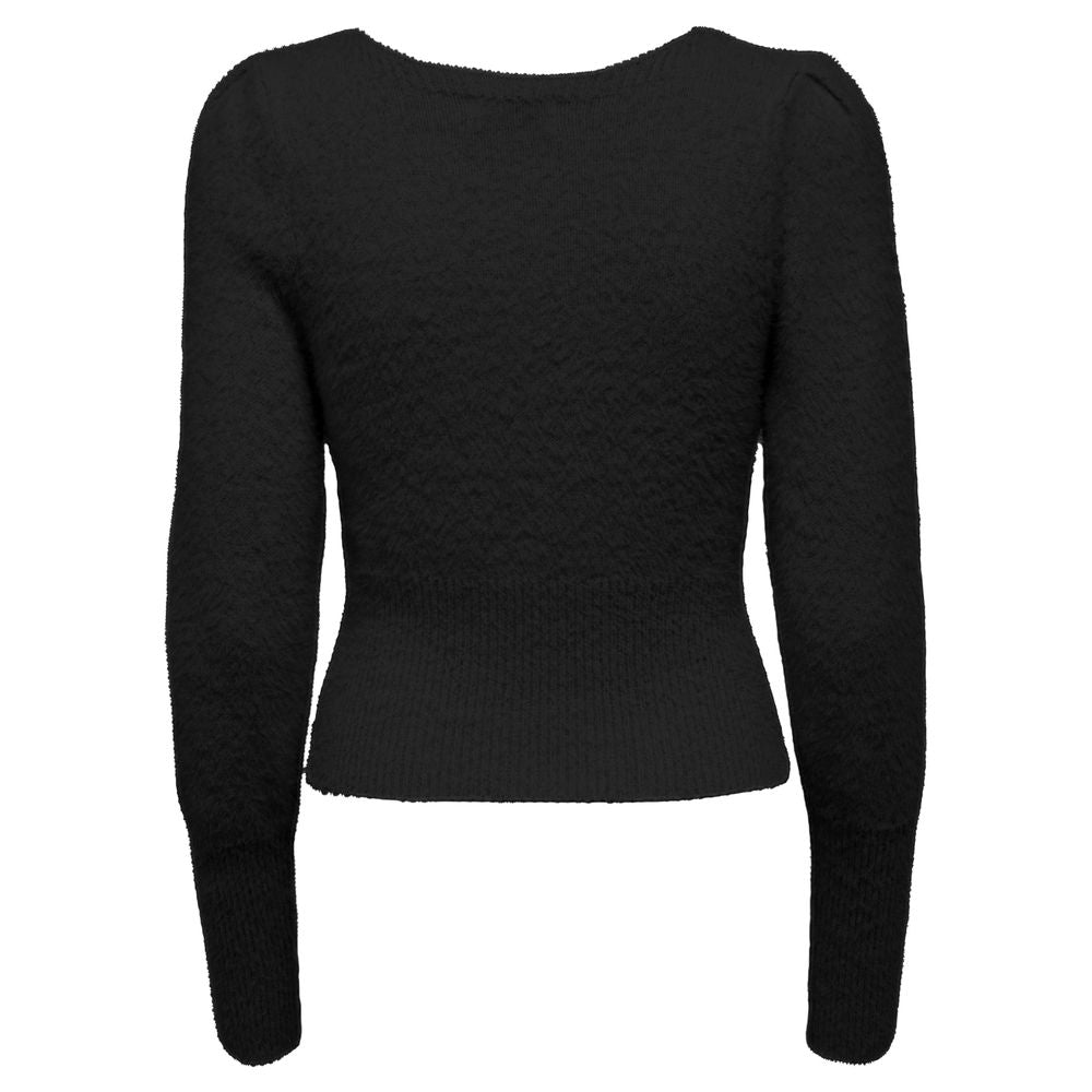 Black Nylon Sweater