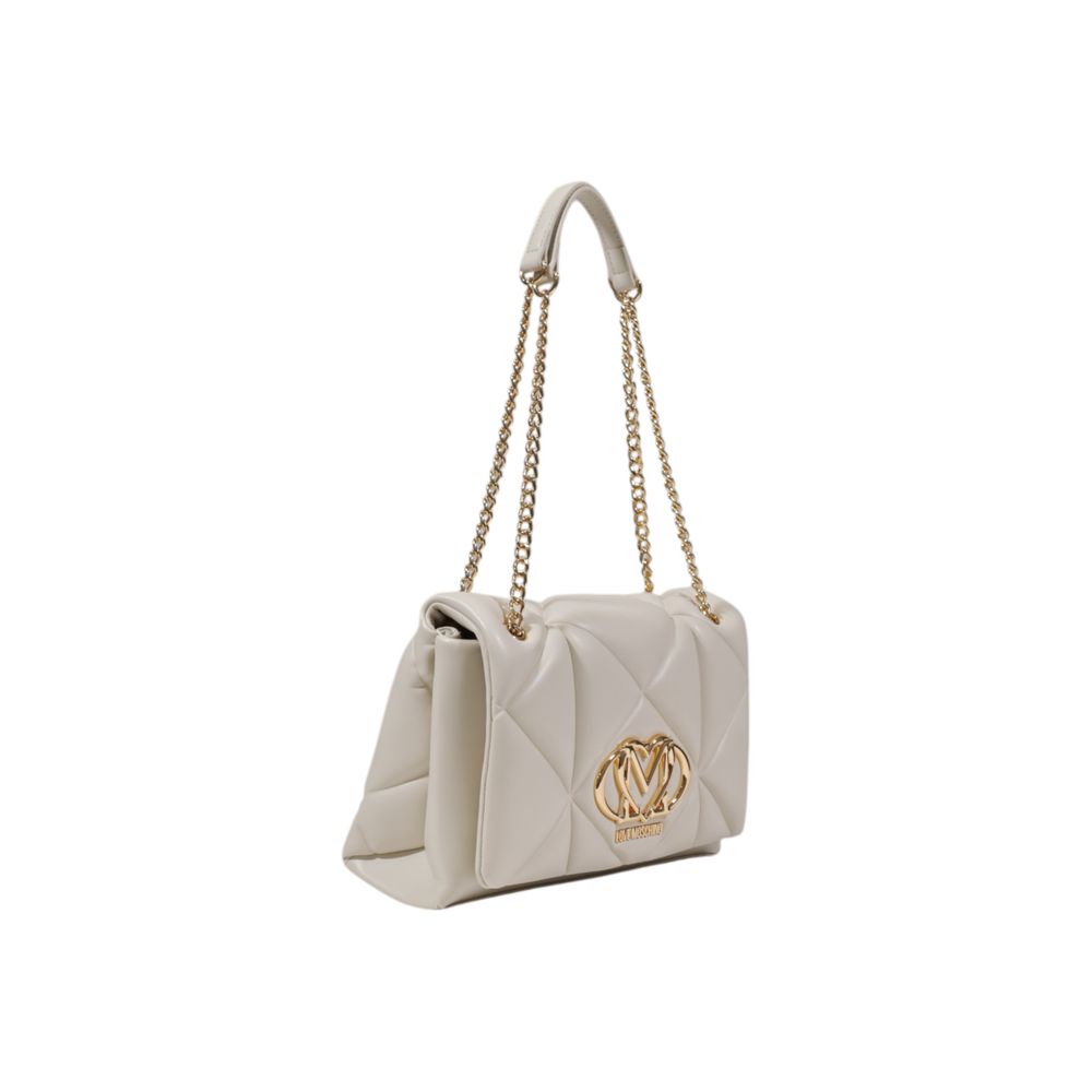 Beige Polyethylene Handbag