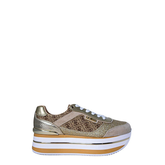 Beige Polyester Sneaker