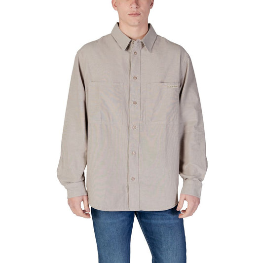 Gray Cotton Rigenerato Shirt