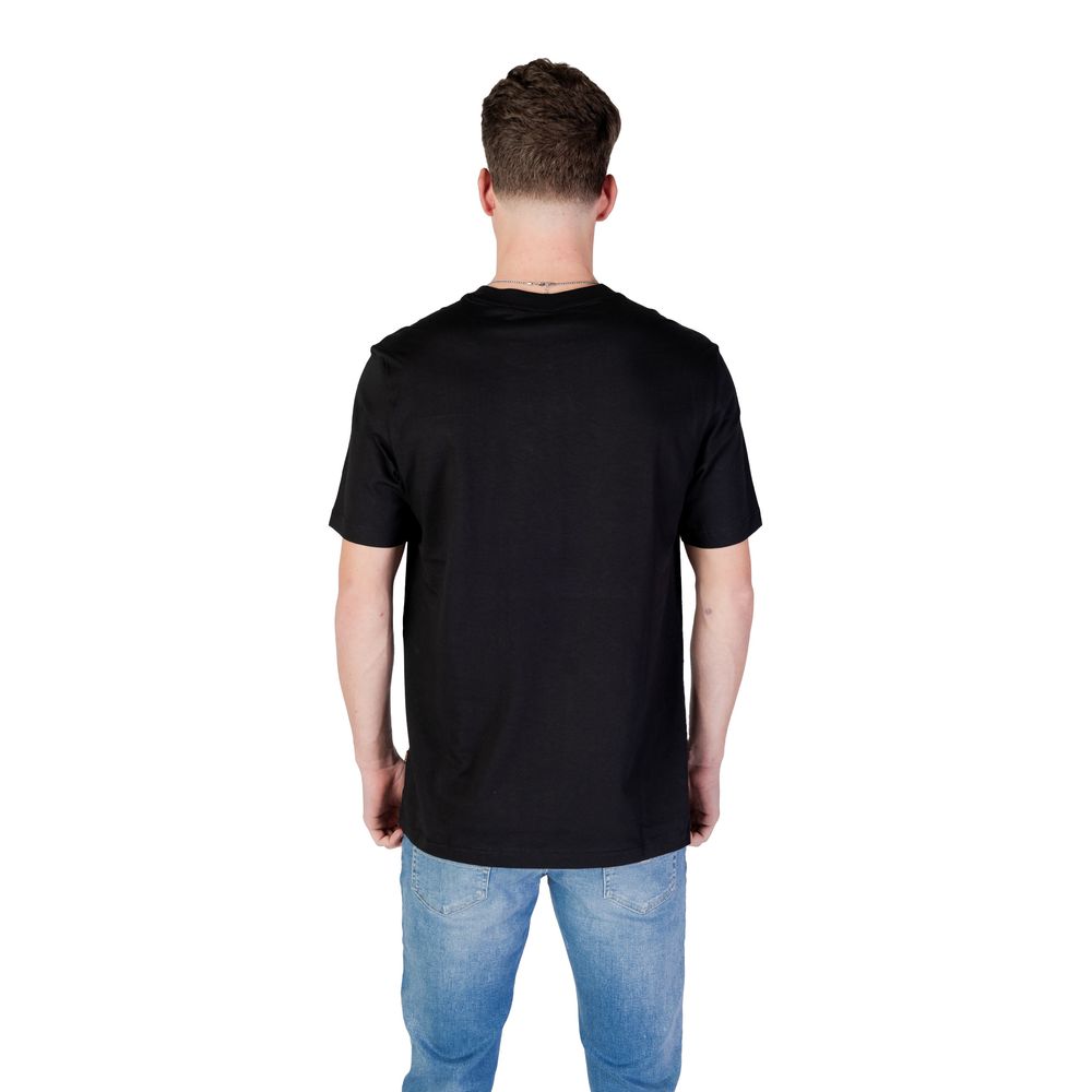 Black Cotton T-Shirt