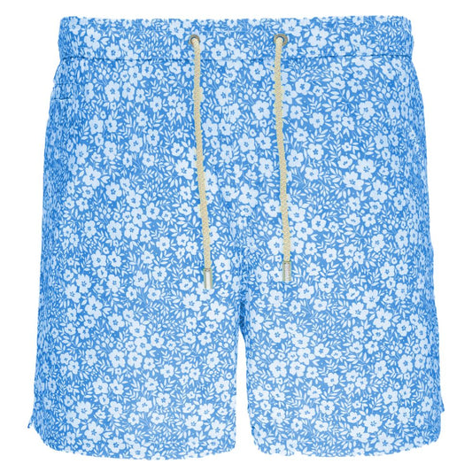 Light Blue Polyester Swimwear